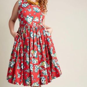 ModCloth Fit and Flare Dress
